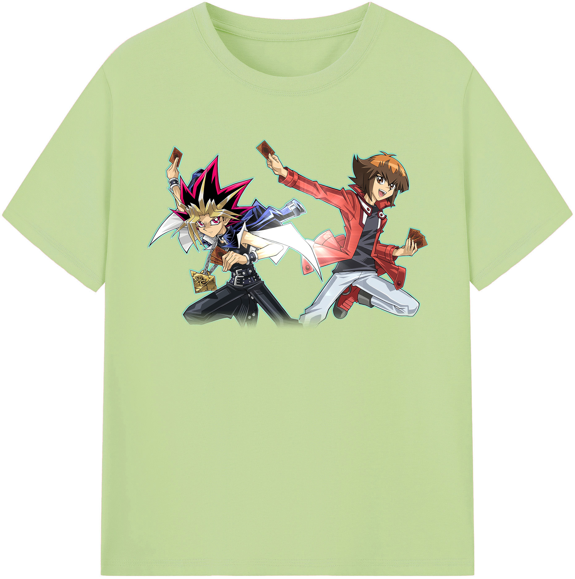 （画像用） 遊☆戯☆王 Yu-Gi-Oh! 綿100％半袖Tシャツ（フロントプリント）